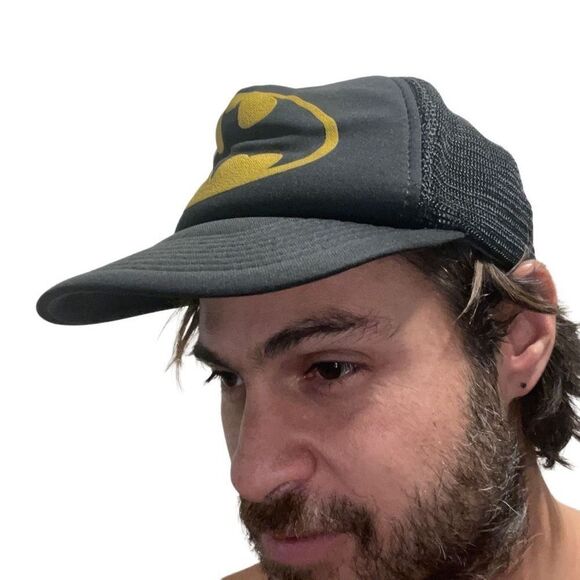 Rare 1980’s Batman Snapback Trucker Hat - Picture 5 of 5